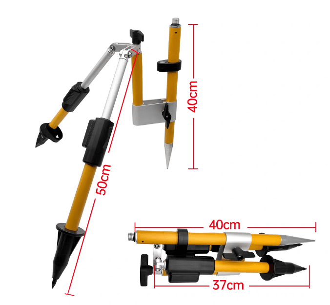 MPWB40 40cm Mini Pole with Bipods (Pole 40cm; Bipods 37~50cm)