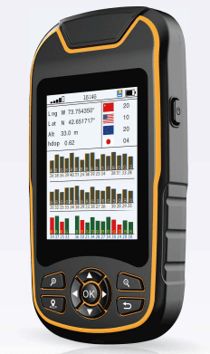 A 8 Handheld Hiking GPS (3.2inch Screen;GPS+BEIDOU+GALILEO+OZSS)