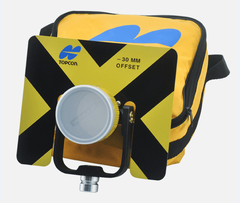 AK10-1 Topcon-compatible Prism with Holder and Target (Black and Yellow)