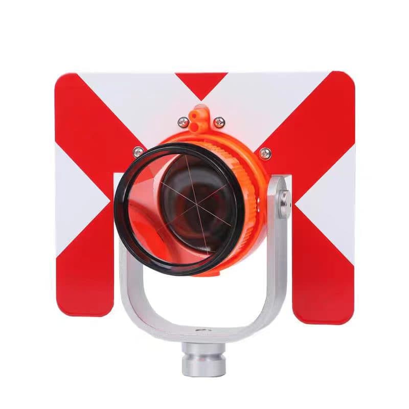 AK10-2 Topcon-compatible Prism with Holder and Target (White and Red)