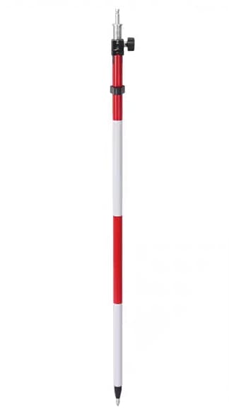 PP2.15 Prism Pole 2.15m (white and red;1.4m~2.15m; GPS lock type; Leica adaptor/non-Leica adaptor/ GPS adaptor as options )