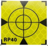 RTGT4 Retro Targets 40*40mm (Green Color with Triangle)