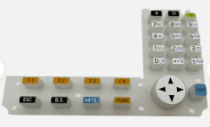Topcon-compatible ES-602,GTS-1002, and Sokkia CX/FX100 series keyboard Foft Rubber