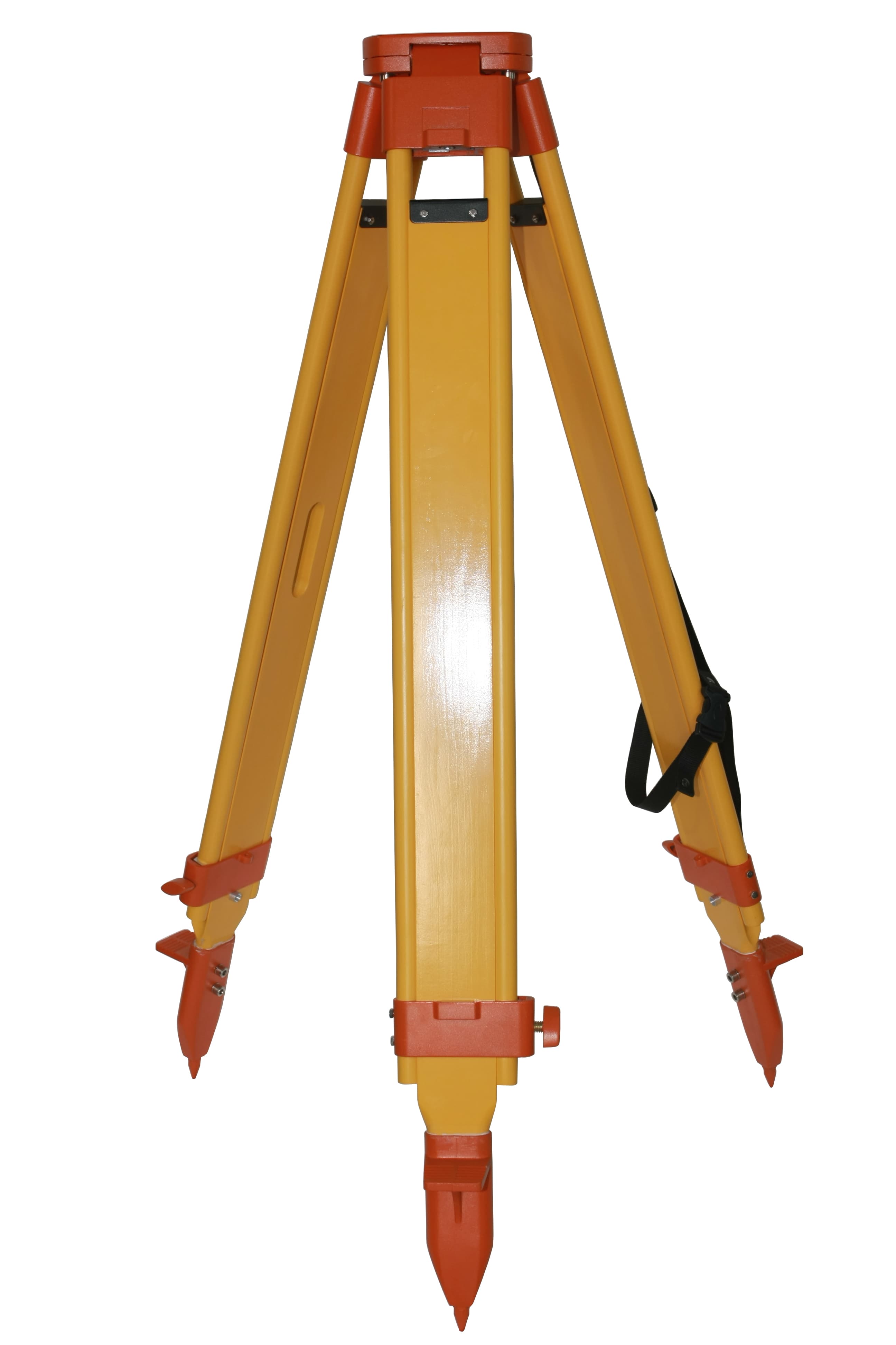 WFH-F3 Heavy Duty Wooden Fiberglass Tripods 7Kg (Flat Head Dual Lock;Head 160mm; 113~179cm)