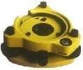 AJ12-D4 Leica-compatible Tribrach with Optical Plummet Yellow